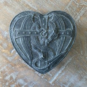 Gothic Dragon Heart Jewelry Box